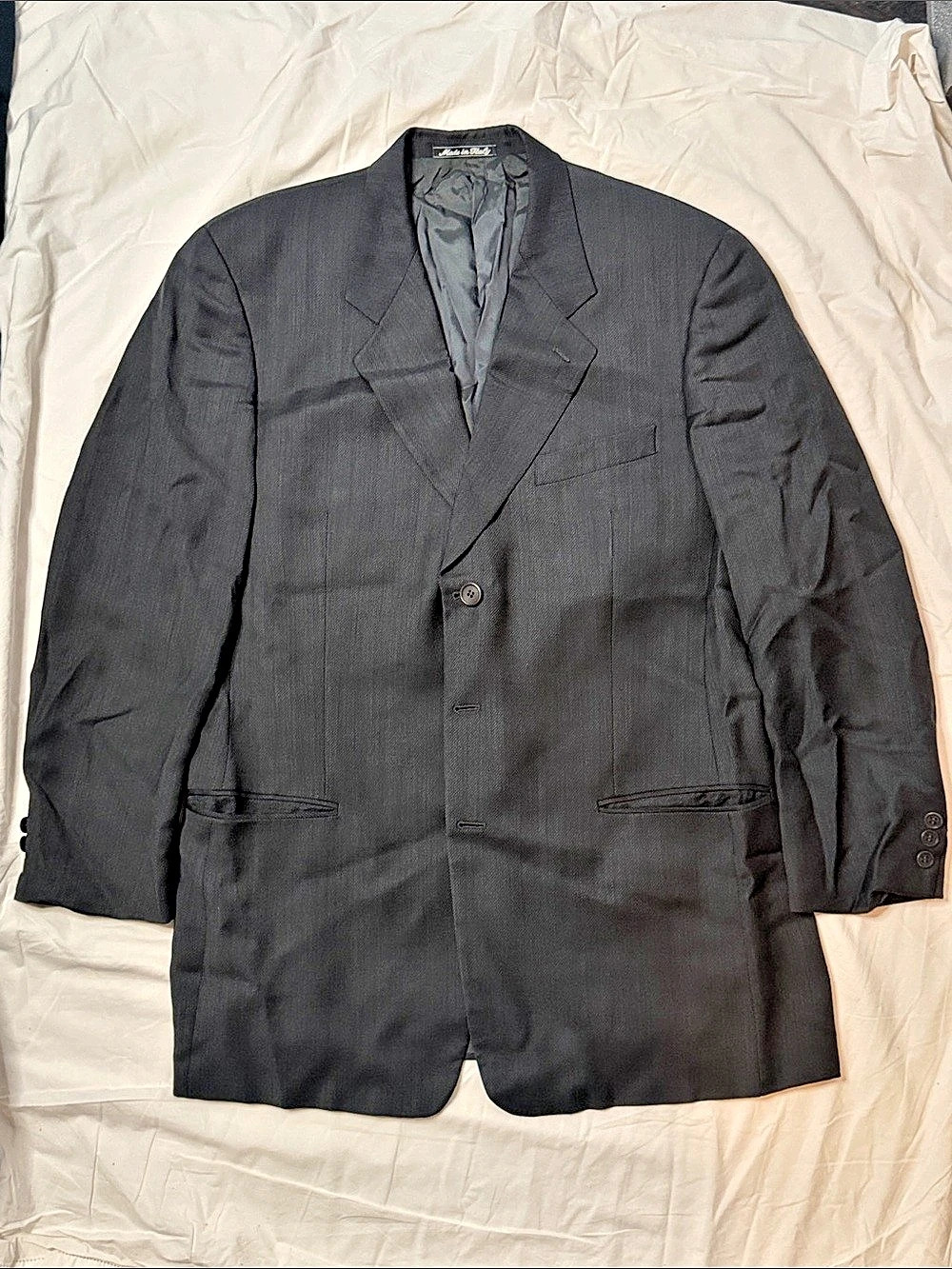 Mani Made in Italy Men's Black OverCoat